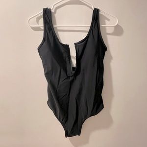 Black One Piece with Zipper
